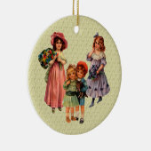 Victoriaans kinderen kunst keramisch ornament (Rechts)