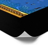 Victoriaans Kinderen op de maan vintage poster (Hoek)