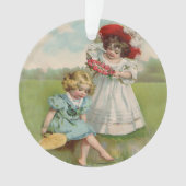 Victoriaans kinderen ornament (voorkant)