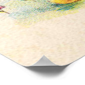 Victoriaans Kinderen Pasen Bunny Field Poster (Hoek)