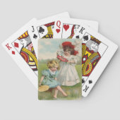 Victoriaans kinderen pokerkaarten (Achterkant)