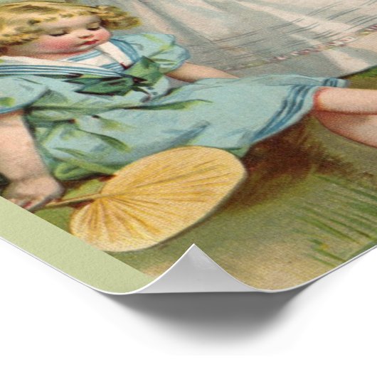 Victoriaans kinderen poster (Hoek)