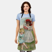 Victoriaans kinderen schort (Gedragen)