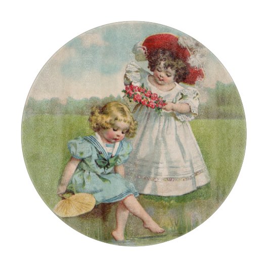 Victoriaans kinderen snijplank (Voorkant)