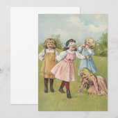  Victoriaans kinderen spelen Blind Man (Voorkant / Achterkant)