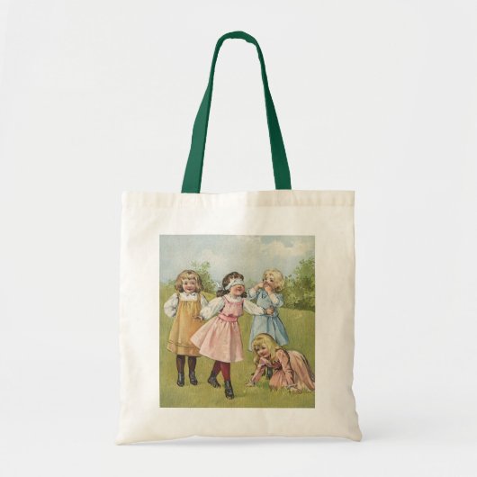  Victoriaans kinderen spelen Blind Man Tote Bag