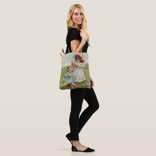 Victoriaans kinderen tote bag (Op model)