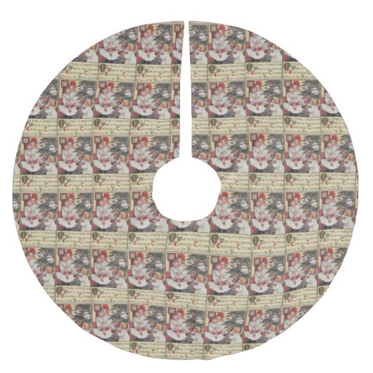 Victoriaans Kinderen Vintage Kerstboom Rok (Voorkant)