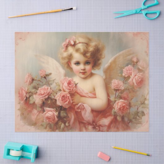 Victoriaans kinderengel tissuepapier (Craft)