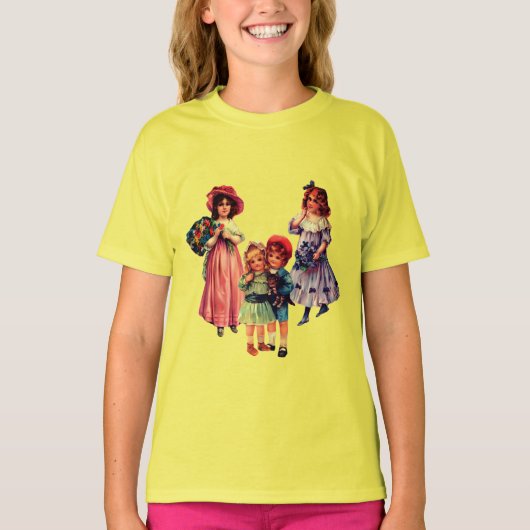 Victoriaans kinderkunst t-shirt (Voorkant)