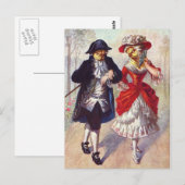 Victoriaans kippen briefkaart (Voorkant / Achterkant)