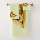 Victoriaans kittens bad handdoek (Insitu)