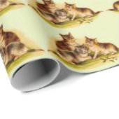 Victoriaans kittens cadeaupapier (Rol Hoek)
