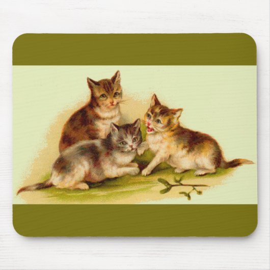 Victoriaans kittens muismat (Voorkant)