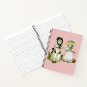 Victoriaans kleine meisjes  stijl notitieboek (Binnen)