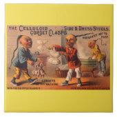 Victoriaans klemmen van de celluloïde tradecard-co tegeltje (Voorkant)