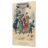 Victoriaans kleuteruitgang speelt  Antiek Klembord (Links)