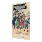 Victoriaans kleuteruitgang speelt Antiek Mini Klembord (Angled2)