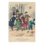 Victoriaans kleuteruitgang speelt Antiek Mini Klembord (Achterkant)