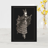 Victoriaans Knuppel - Kaart #2 (pas aan) (Gele Bloem)