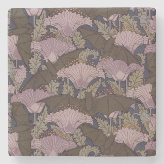 Victoriaans knuppel stenen onderzetter (Voorkant)