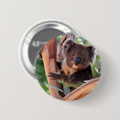 Victoriaans Koala Ronde Button 5,7 Cm (Voorkant /achterkant)