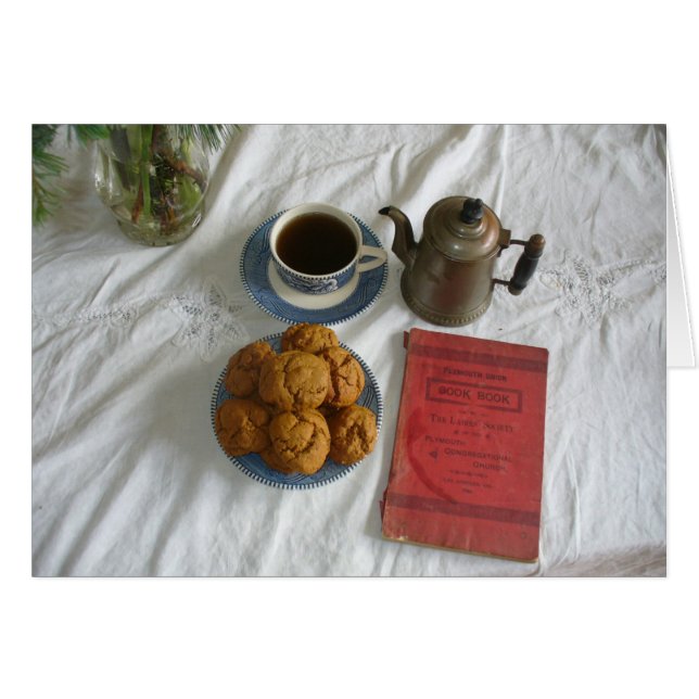 Victoriaans koekjesrecept — gemberdruppelkoekjes (Voorkant Horizontaal)