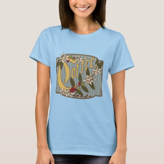 Victoriaans koffiebord t-shirt (Voorkant)