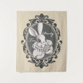 Victoriaans konijnenpartij wandkleed (Voorkant)