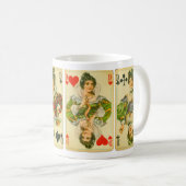 Victoriaans koninginnen van kaartjes koffiemok (Voorkant rechts)