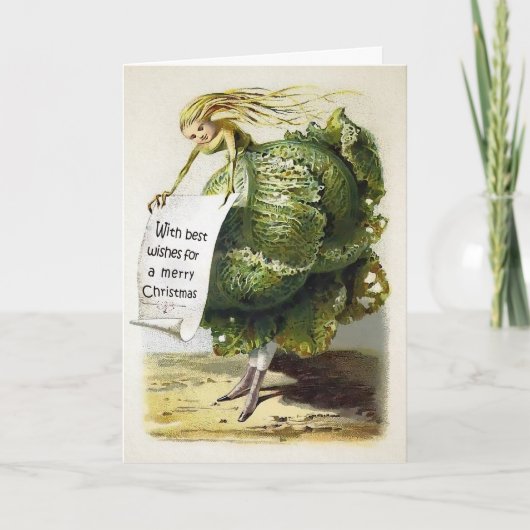  Victoriaans kool voor odd-vakantie kaart (Voorkant)