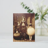 Victoriaans kostumePartij Briefkaart (Staand voorkant)