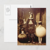 Victoriaans kostumePartij Briefkaart (Voorkant / Achterkant)