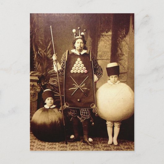 Victoriaans kostumePartij Briefkaart (Voorkant)