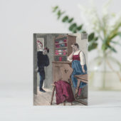  Victoriaans Krampus-bezoeken Briefkaart (Staand voorkant)