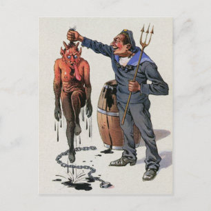 Victoriaans Krampus Briefkaart