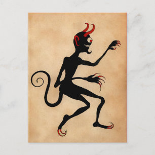 Victoriaans Krampus Briefkaart