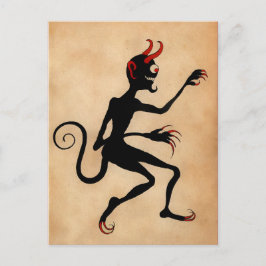  Victoriaans Krampus Briefkaart