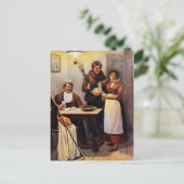 Victoriaans Krampus Briefkaart (Staand voorkant)