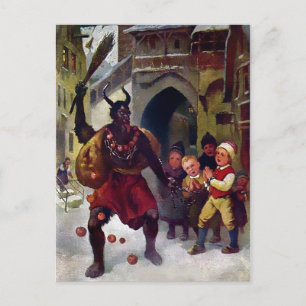 Victoriaans Krampus Briefkaart