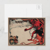  Victoriaans Krampus Briefkaart (Voorkant / Achterkant)