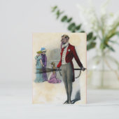  Victoriaans Krampus Briefkaart (Staand voorkant)