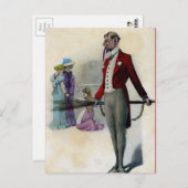  Victoriaans Krampus Briefkaart (Voorkant / Achterkant)