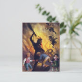  Victoriaans Krampus Briefkaart (Staand voorkant)
