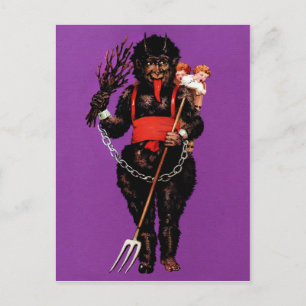 Victoriaans Krampus Briefkaart