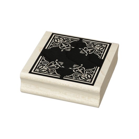 Victoriaans kruisstempel rubberstempel (Stempel)