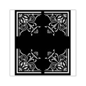 Victoriaans kruisstempel rubberstempel (Afrduk)