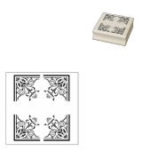 Victoriaans kruisstempel rubberstempel (Gestempeld)