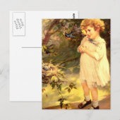 Victoriaans kudde met vogels briefkaart (Voorkant / Achterkant)