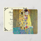  Victoriaans kunst, de kus, Vrijgezellenfeest Kaart (Voorkant / Achterkant)